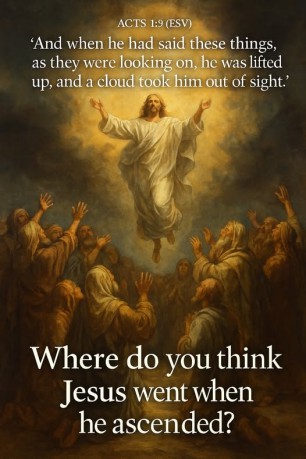 poster Acts Ascension - From Acts 1:9