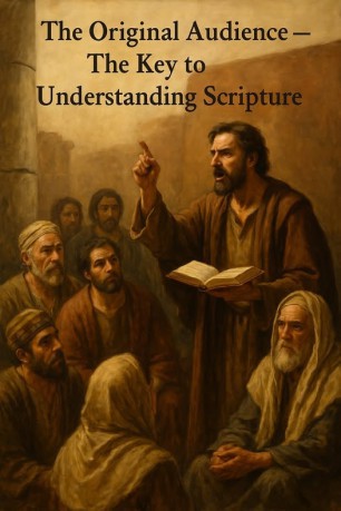 poster Audience - The Original Audience – The Key to Understanding Scripture 