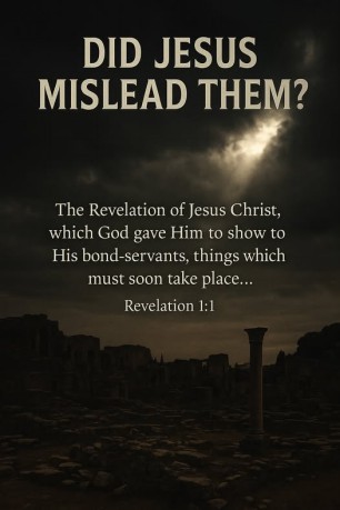 poster Didnt mean anything - Did Jesus Mislead Them? 