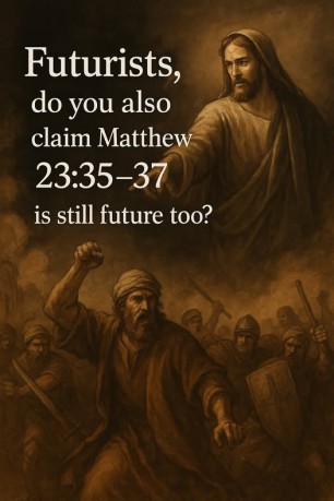 poster Futurists - Matthew 23:35-37 Futurists