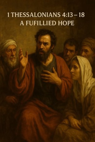 poster Hope - 1 Thessalonians 4:13–18 – A Fulfilled Hope 