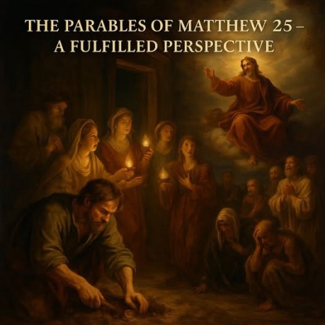 poster MATTHEW 25 - THE PARABLES OF MATTHEW 25 – A FULFILLED PERSPECTIVE A follow-up to MATTHEW 25 – A FULFILLED PROPHECY PERSPECTIVE