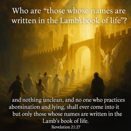 poster Revelation 21:27 - Who are 