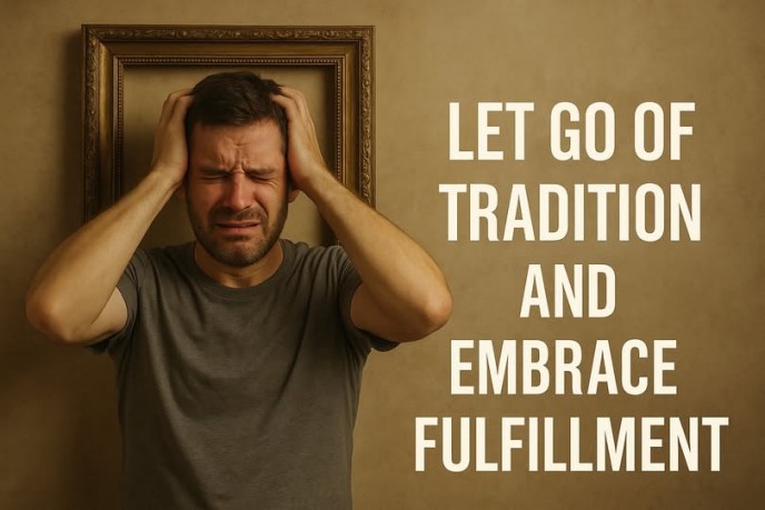 poster Tradition - Let Go of Tradition and Embrace Fulfillment 