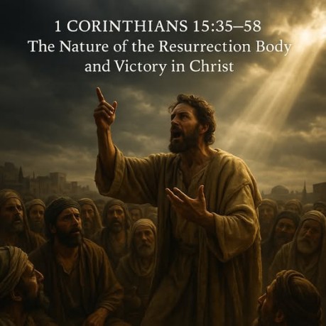 poster 1 Corinthians 15:35-58 – The Nature of the Resurrection Body and Victory in Christ (Part 2 of 2)