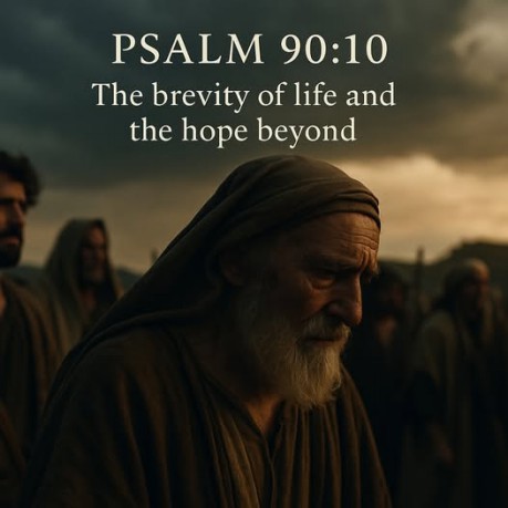 poster Psalm 90:10 The brevity of life and the hope beyond