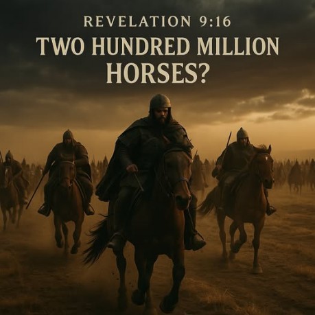 poster Revelation 9:16 Two Hundred Million Horses?