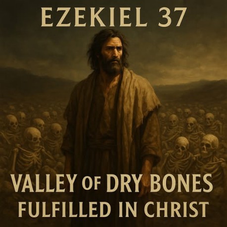 poster Ezekiel 37 and the Fulfillment in Christ