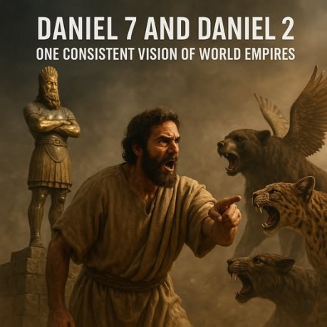 poster Daniel 7 and Daniel 2 – One Consistent Vision of World Empires