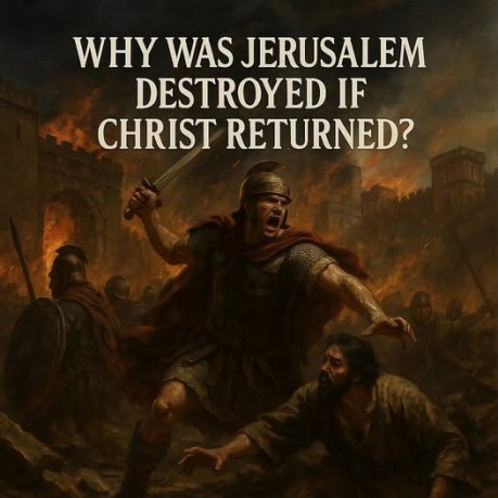 poster Judgment Series - Why Was Jerusalem Destroyed If Christ Returned?