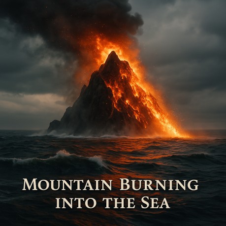 poster Judgment Series - Mountain Burning into the Sea