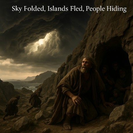 poster Judgment Series - Sky Folded, Islands Fled, People Hiding