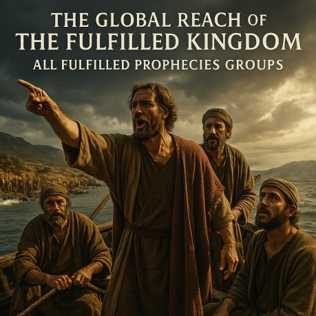 poster The Global Reach of the Fulfilled Kingdom - All Fulfilled Prophecies Groups