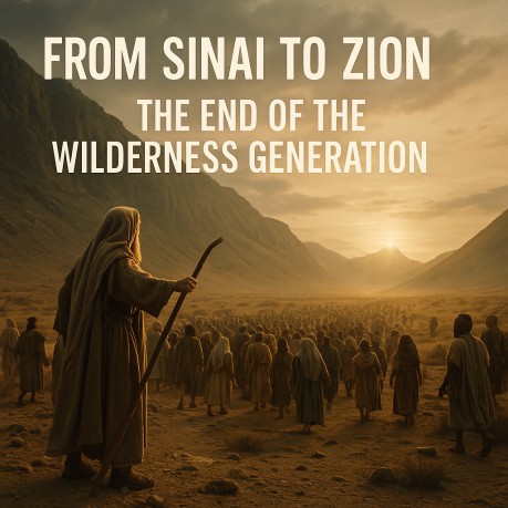 poster From Sinai to Zion: The End of the Wilderness Generation