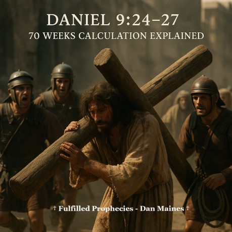 poster Daniel 9:24-27 – 70 Weeks Calculation Explained