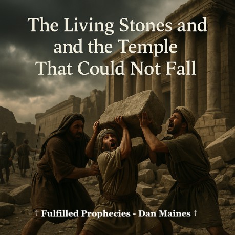 poster The Living Stones and the Temple That Could Not Fall