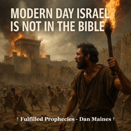 poster Israel - Modern Day Israel Is Not In The Bible