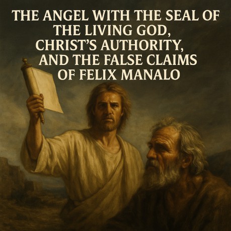 poster The Angel With The Seal Of The Living God, Christ's Authority, And The False Claims Of Felix Manalo