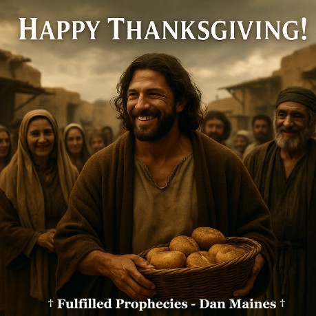 poster Thanksgiving In The Fulfilled Kingdom