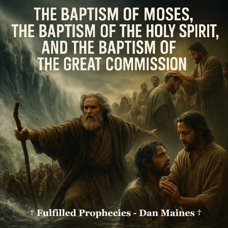 poster Baptism - The Baptism Of Moses, The Baptism Of The Holy Spirit, And The Baptism Of The Great Commission