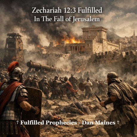 poster Zechariah 12:3 Fulfilled In The Fall Of Jerusalem