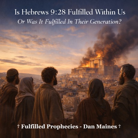 poster Hebrews 9:28 - Is Hebrews 9:28 Fulfilled Within Us Or Was It Fulfilled In Their Generation?