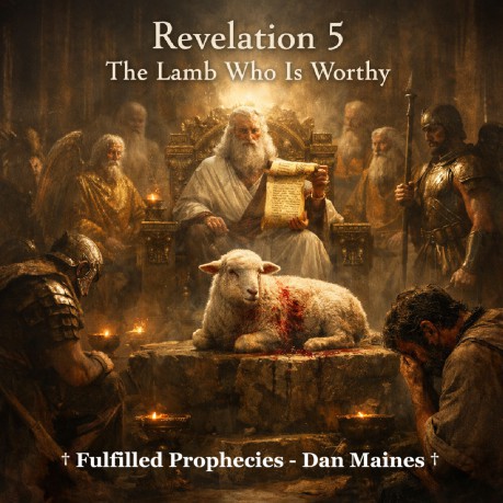poster Revelation 5 The Lamb Who Is Worthy