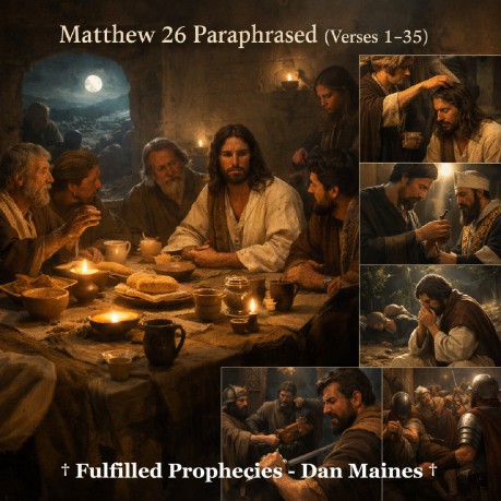 poster Matthew 26 Paraphrased (Verses 1-35)