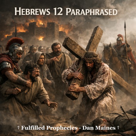 poster Hebrews 12 Paraphrased