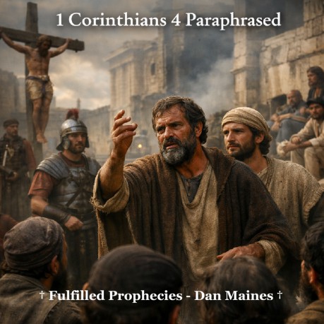 poster    1 Corinthians 4 Paraphrased