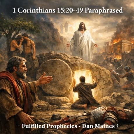 poster 1 Corinthians 15:20-49 Paraphrased