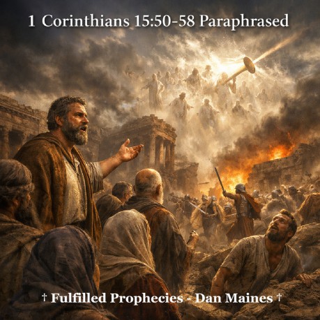 poster 1 Corinthians 15:50-58 Paraphrased