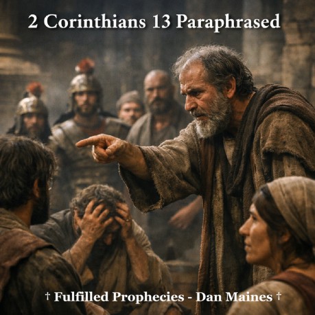 poster    2 Corinthians 13 Paraphrased