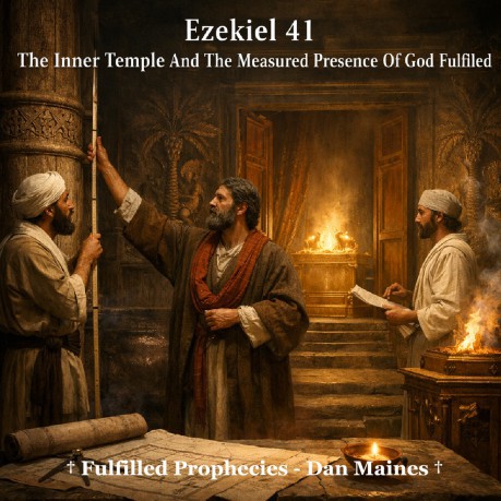 poster Ezekiel 41 The Inner Temple And The Measured Presence Of God Fulfilled