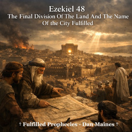 poster Ezekiel 48 The Final Division Of The Land And The Name Of The City Fulfilled
