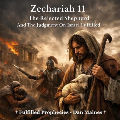 poster Zechariah 11 The Rejected Shepherd And The Judgment On Israel Fulfilled