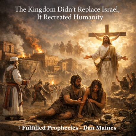 poster The Kingdom Didn't Replace Israel, It Recreated Humanity