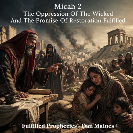 poster Micah 2 The Oppression Of The Wicked And The Promise Of Restoration Fulfilled