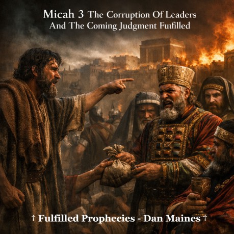 poster    Micah 3 The Corruption Of Leaders And The Coming Judgment Fulfilled