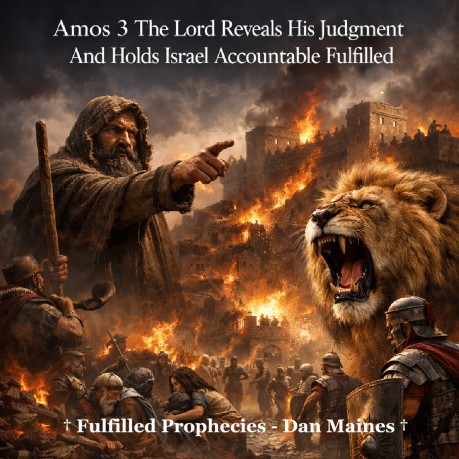 poster Amos 3 The Lord Reveals His Judgment And Holds Israel Accountable Fulfilled