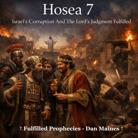 poster Hosea 7 Israel's Corruption And The Lord's Judgment Fulfilled