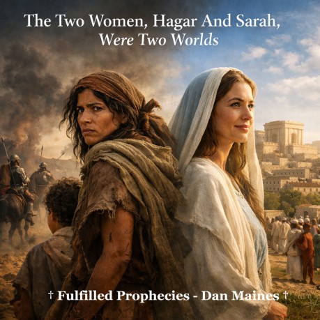 poster Hagar And Sarah - The Two Women, Hagar And Sarah, Were Two Worlds