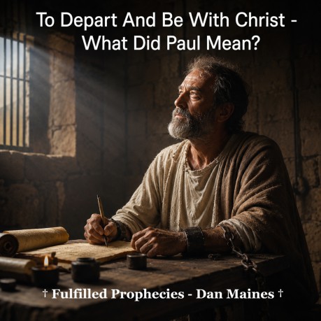 poster To Depart And Be With Christ - What Did Paul Mean?