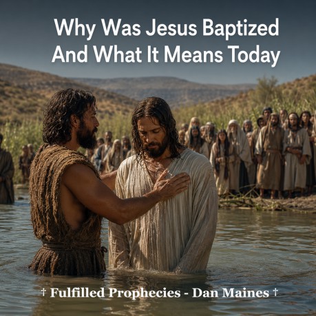 poster Why Was Jesus Baptized And What It Means Today