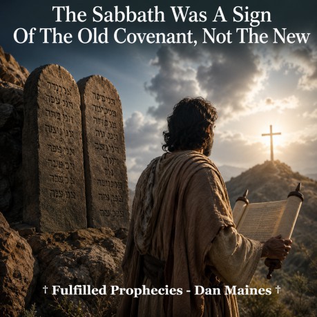 poster The Sabbath Was A Sign Of The Old Covenant, Not The New