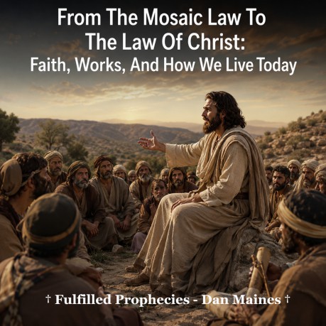 poster From The Mosaic Law To The Law Of Christ: Faith, Works, And How We Live Today