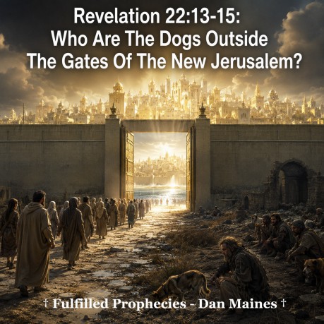 poster Revelation 22:13-15: Who Are The Dogs Outside The Gates Of The New Jerusalem?
