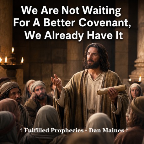 poster We Are Not Waiting For A Better Covenant, We Already Have It